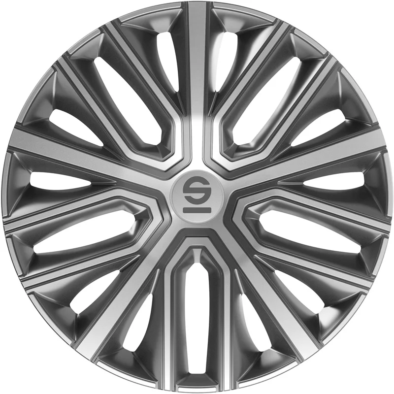 Sparco Wieldoppen Modena - 14-inch - Grijs/Zilver - Set van 4 stuks