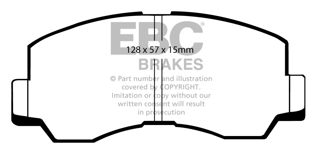 EBC Brakes MITSUBISHI BEDRIJFSWAGEN L 300 1.6 (L062P) 83-91 Remb