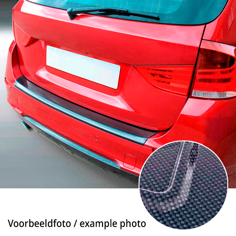 ABS Achterbumper beschermlijst  MG 3 Facelift 2018-2023 Carbon Look
