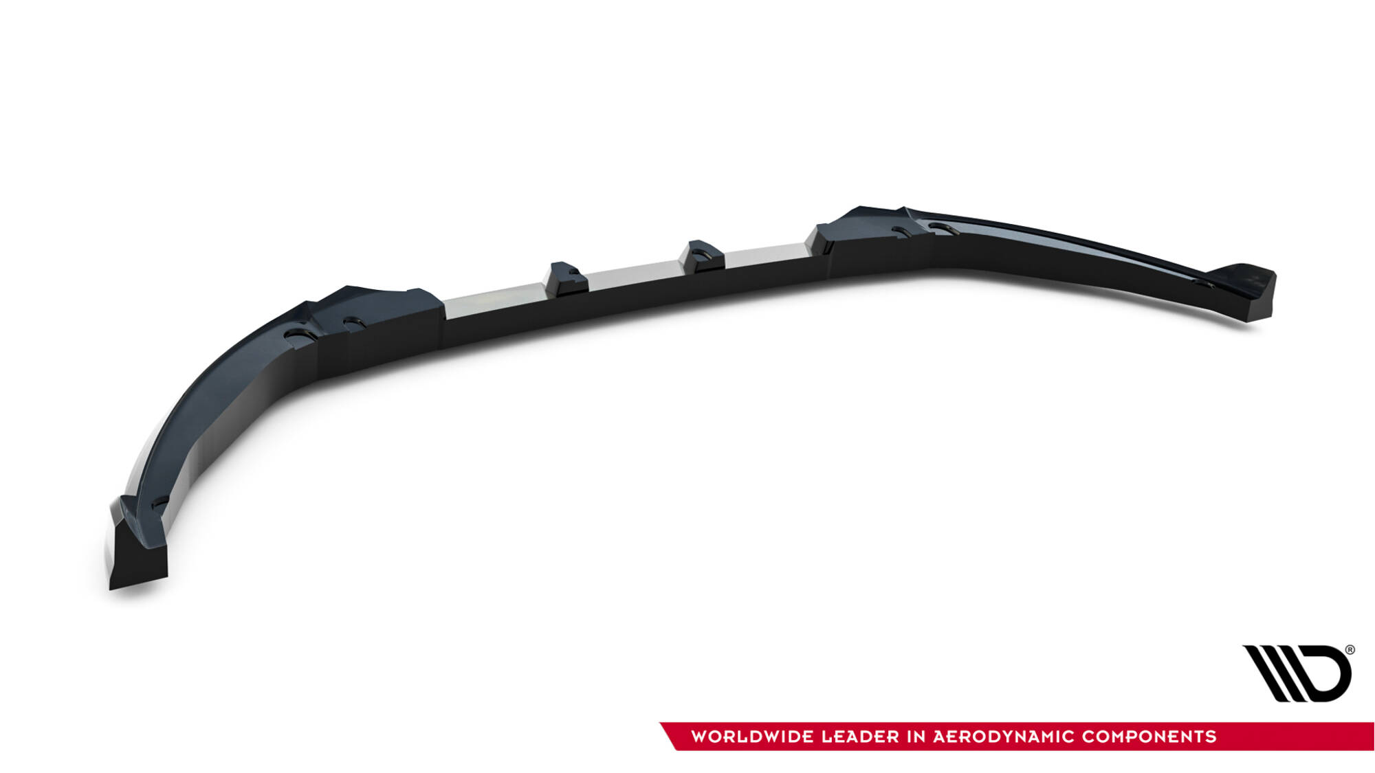 Voorspoiler Abarth 500e Maxton Glanzend zwart
