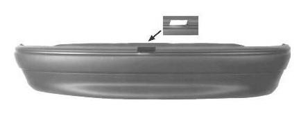 achterbumper, 3/5 drs, zwart Opel Astra F, 1991 -1998