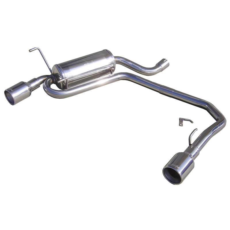 100% RVS Dubbele Sportuitlaat  Peugeot 406 Coupe 3.0 V6 Links/Rechts 102mm