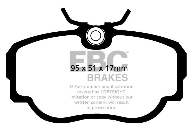 EBC Brakes BMW 324 2.4 D (E30)(ABS) 85-91 Remblokken voorzijde