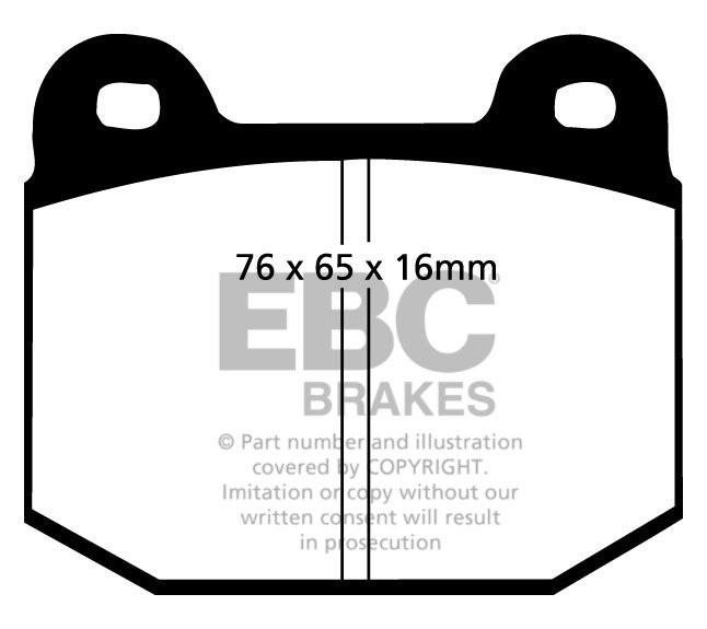 EBC Brakes BMW 318 1.8 (E21) 79-82 Remblokken voorzijde greenstu
