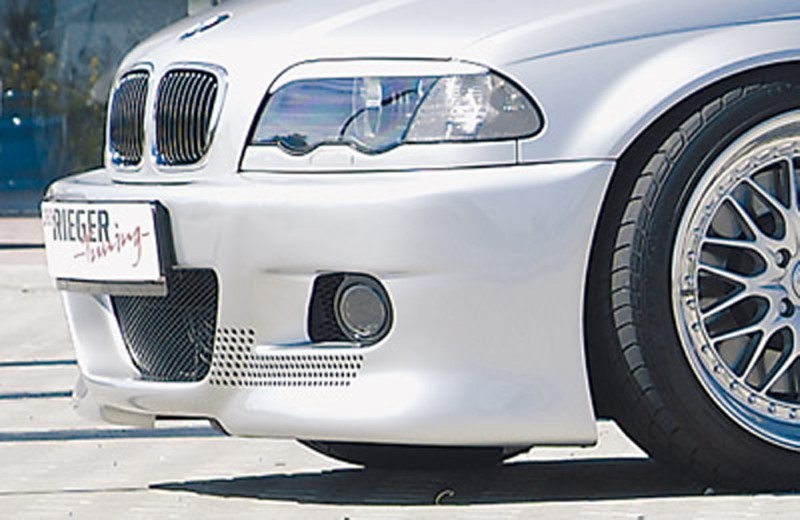 Voorbumper BMW E46 Cabrio/Coupe met extra koel openingen Rieger