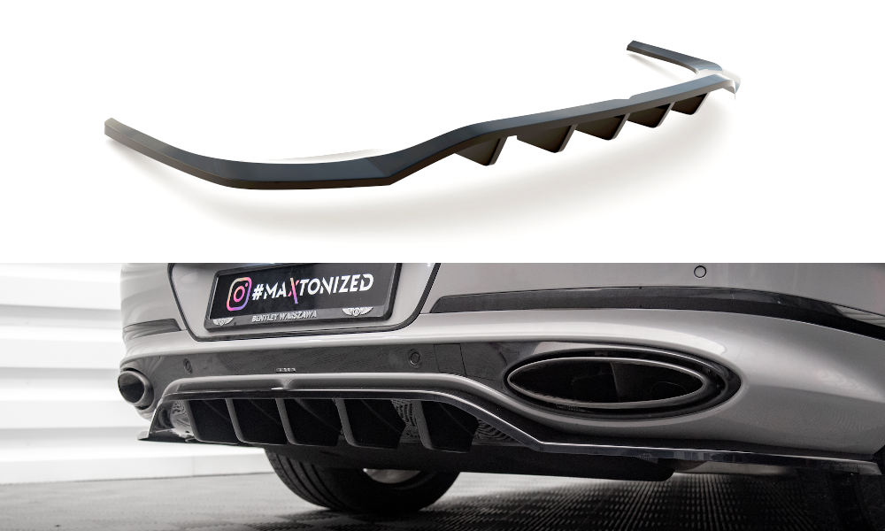 Diffuser Bentley Continental GT Mk3 Maxton Glans Zwart