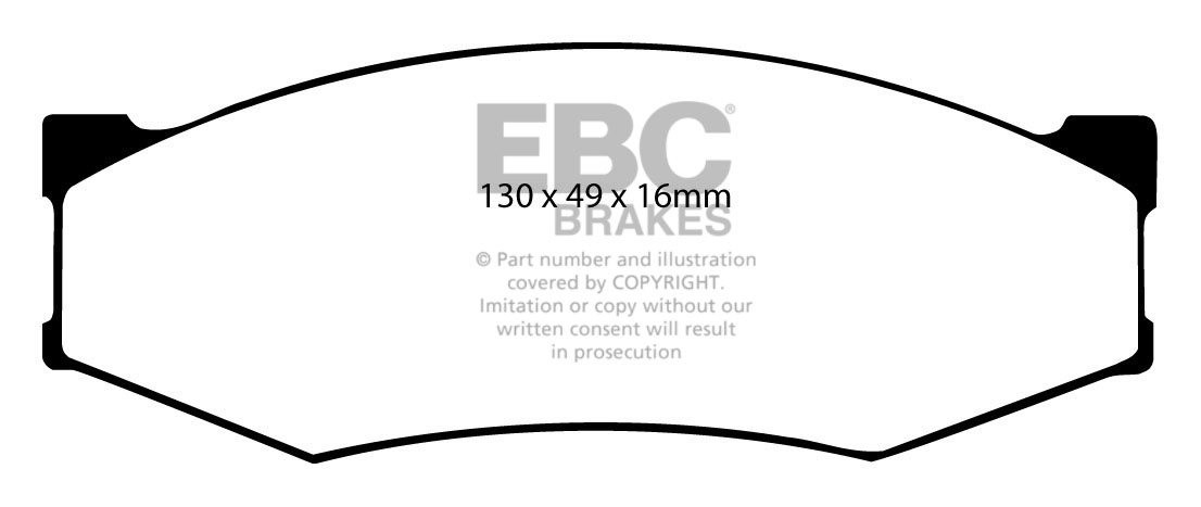 EBC Brakes NISSAN BEDRIJFSWAGEN Vanette 2.0 D 86-94 Remblokken v