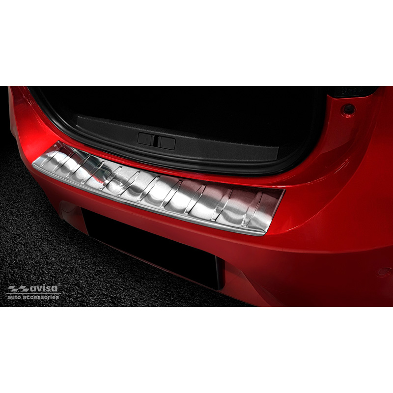 RVS Achterbumperprotector  Opel Corsa F HB 5-deurs GS-Line 2019- 'Ribs'