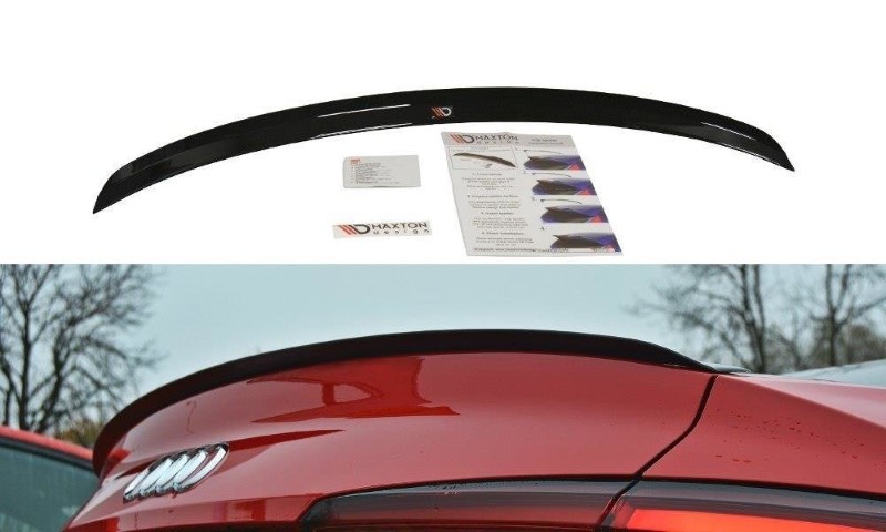 Spoilerkap Audi A5 S-Line F5 Coupe Glanzend Zwart Maxton