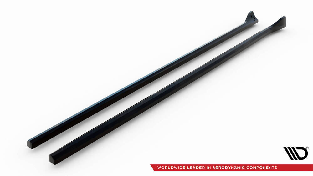 Zijskirts Mazda MX-5 Mk3 Maxton Design glans zwart