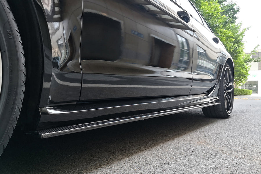 Audi RS6 Avant BS Style Carbon Fiber Zijskirts 2013-2018