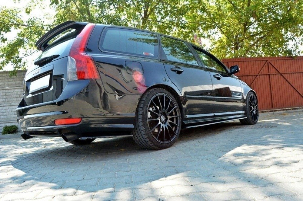 Zijskirts Volvo V50F R-Design Gloss Black