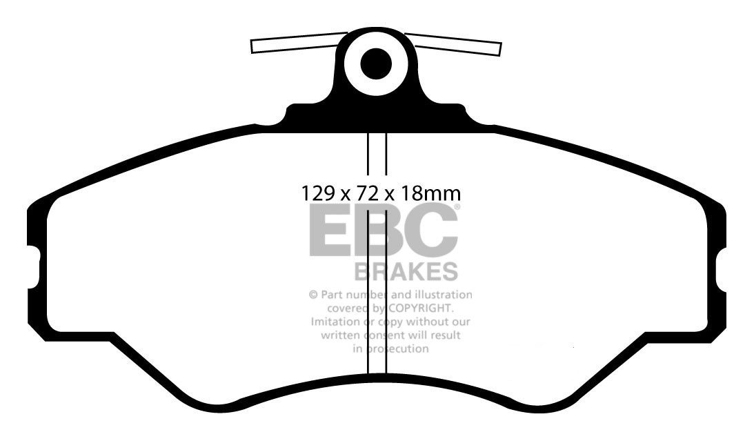 EBC Brakes MORRIS 1800 S 1.8 69-75 Remblokken voorzijde greenstu