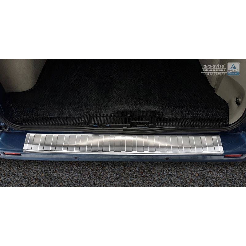 RVS Achterbumperprotector  Opel Vivaro/Renault Trafic/Nissan Primastar 2001-2014 'Ribs'