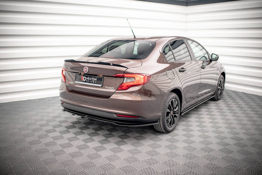 Spoiler Fiat Tipo S Sedan Maxton Glans Zwart