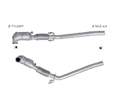 Seat ALTEA 1.9TDI 1896 cc 77 Kw / 105 cv BXE Magnaflow CAT Bouwj