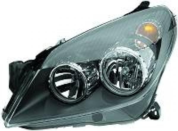 Koplamp links ASTRA H 04-07 DEPO H7+H1