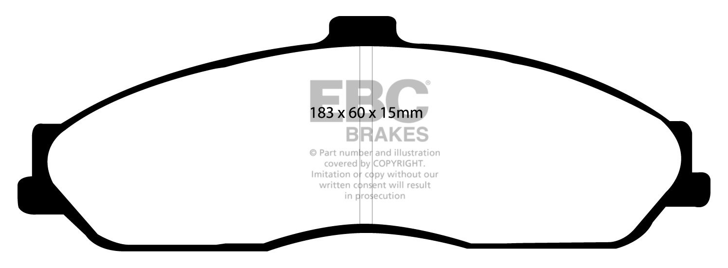 EBC Brakes HOLDEN (Aust/NZ) Monaro 5.7 (CV8) 2004-2006 Remblokke