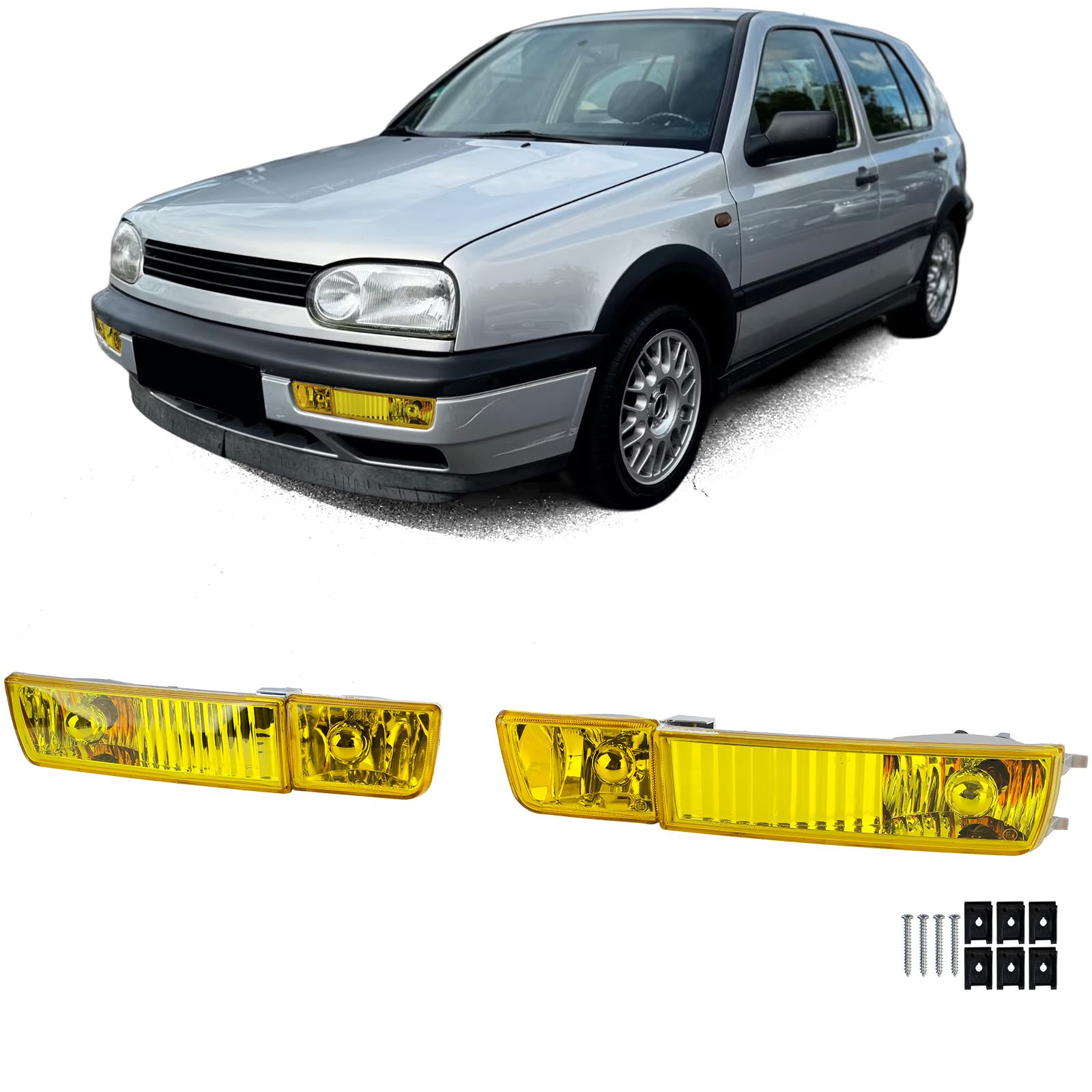 Knipperlichten + mistlampen VW Golf III/Vento Geel
