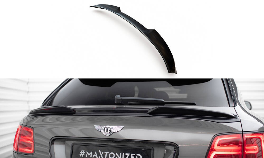 Klep Spoiler Bentley Bentayga 3D Style Glans Zwart Maxton