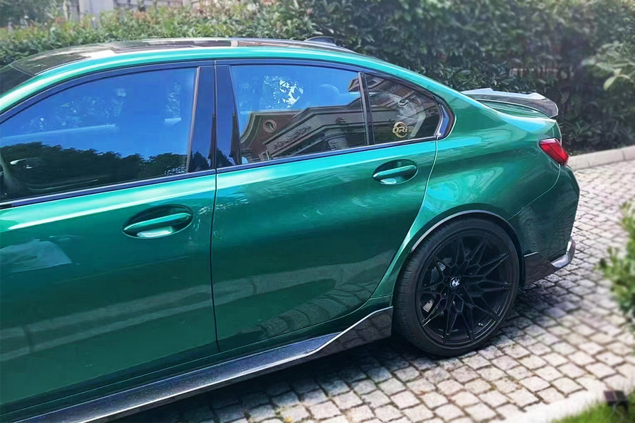 BMW M3 G80 MP Style Carbon Fiber Side Skirts 2021-UP
