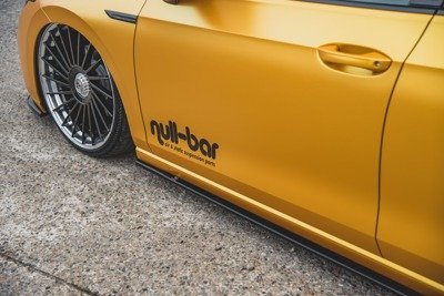 Zijskirts Volkswagen Golf 8 Glans Zwart