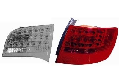 achterlicht, Avant, LED, buiten, zonder fittingdeel, rechts Audi