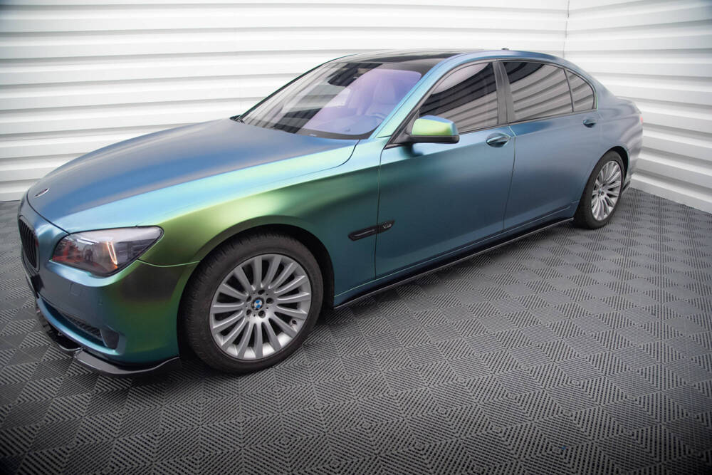 Zijskirts BMW 7 Serie L F01 Maxton Glans Zwart