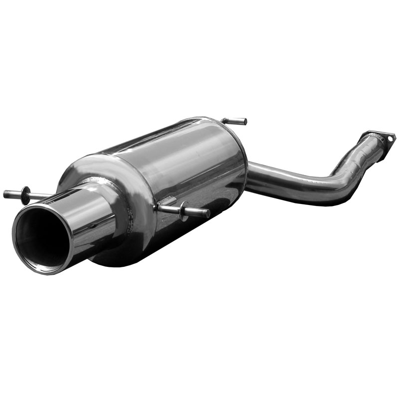 100% RVS Sportuitlaat  Subaru Impreza 4WD 2.0 GT-Turbo -2000 102mm