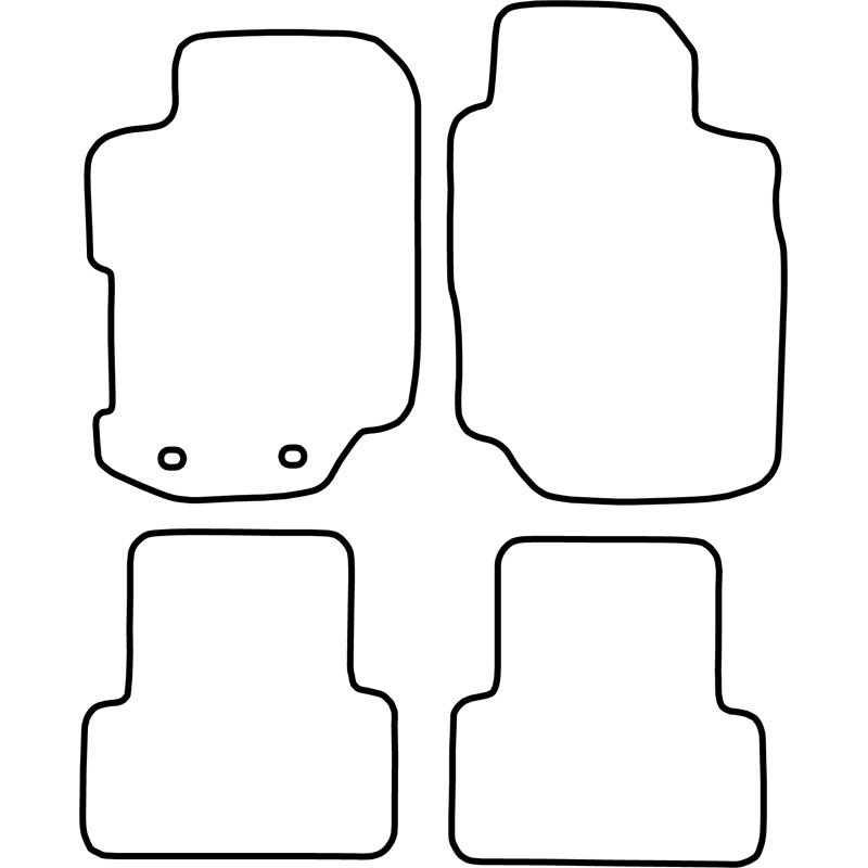 Automatten Velours  Ford Escort 1997-2000