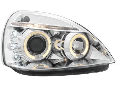 Koplampen Renault Clio C 01-05 Chroom