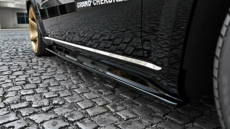 Zijskirts Diffusers Jeep Grand Cherokee WK2 Summit (Facelift) Glanzend Zwart
