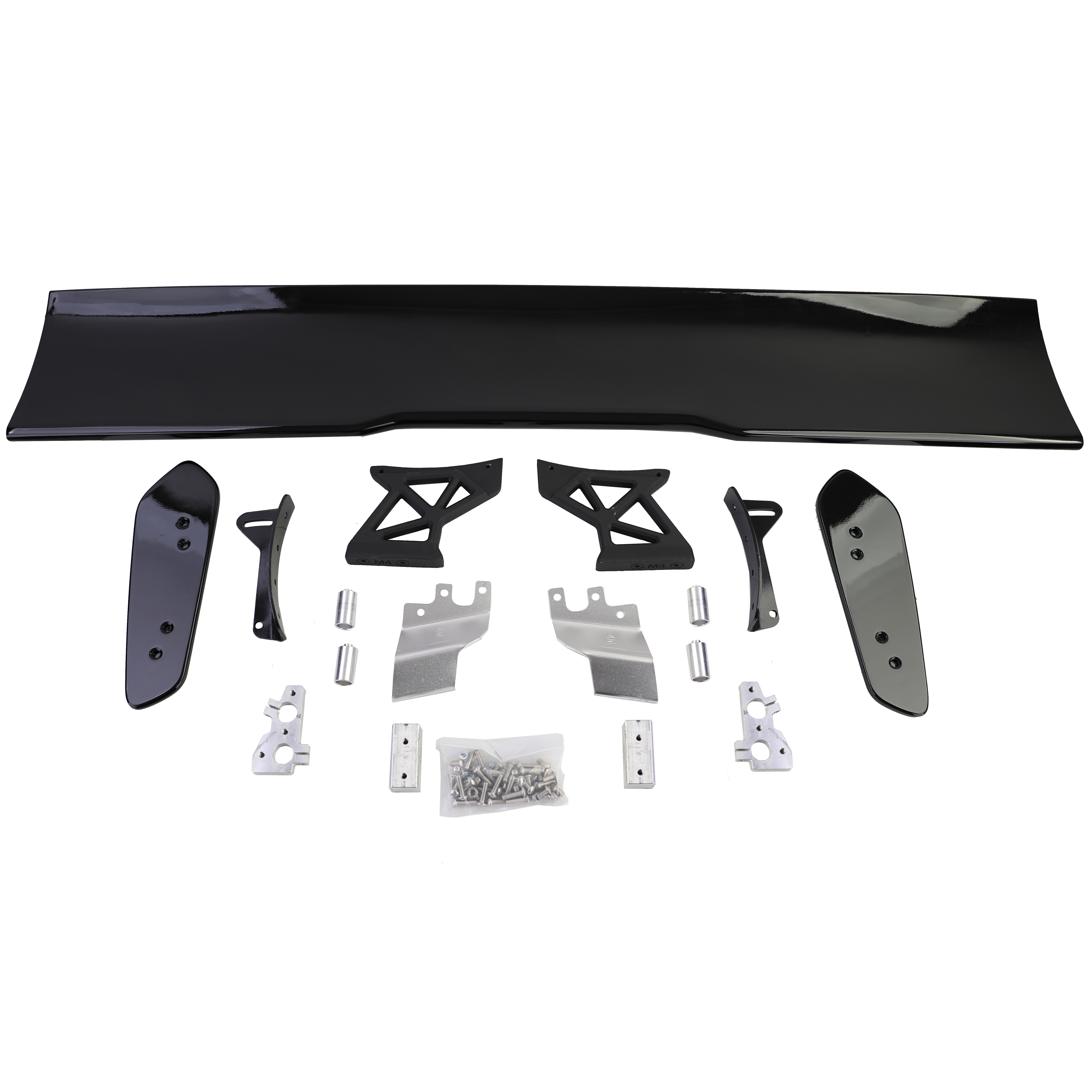 Spoiler BMW 3 Serie F30 / M3 F80 Glans Zwart GTS Look