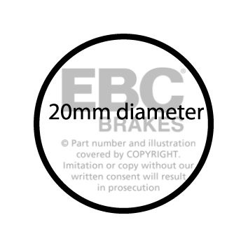 EBC Brakes CITROEN 2CV Handbrake Pads 81-90 Remblokken voorzijde