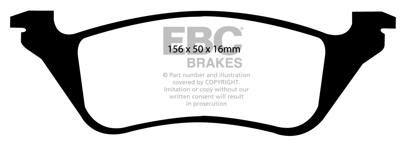 EBC Brakes CHRYSLER (USA) Grand Voyager 3.3 2001-2007 Remblokken
