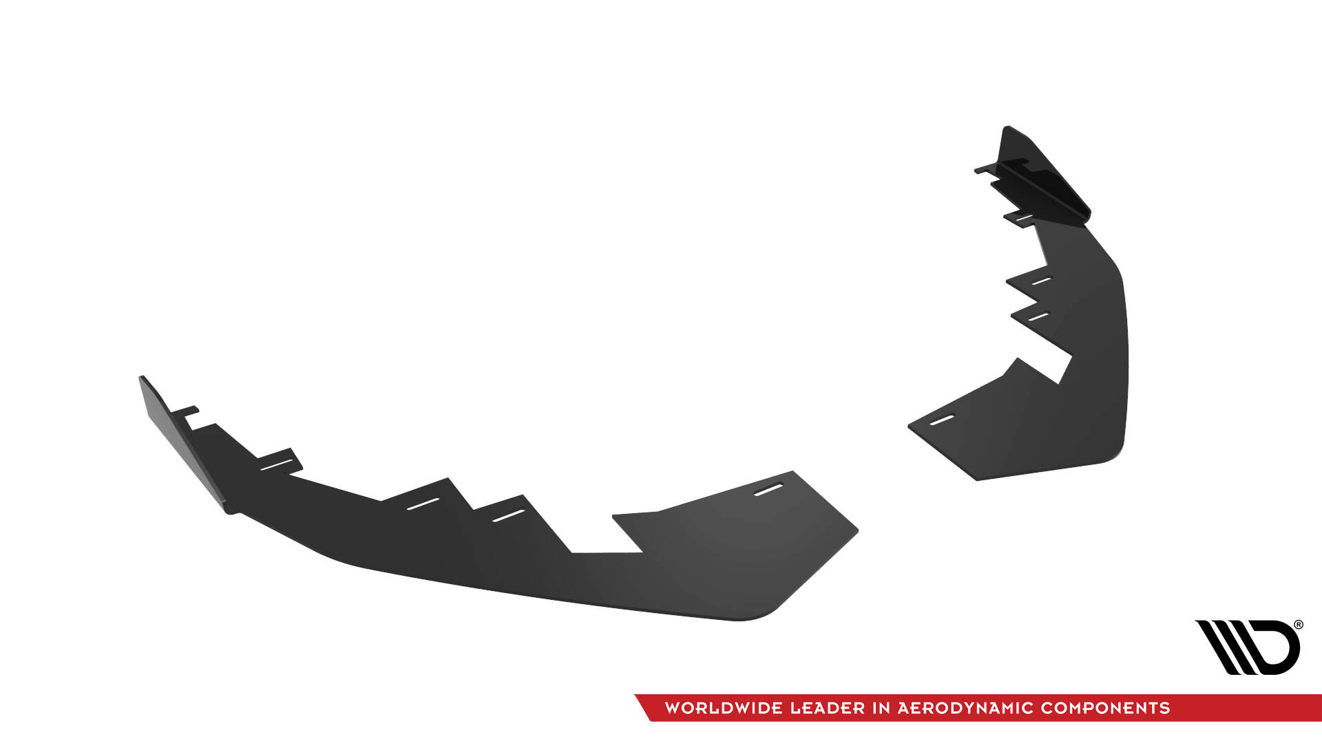 Street Pro Voor Flaps Audi S3 / A3 S-line 8Y Facelift Maxton Glanzend zwart