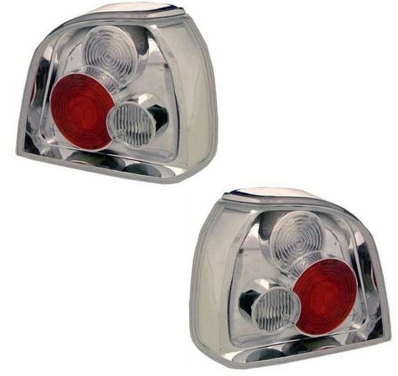 Achterlichten VW Golf III Led chroom Lexus