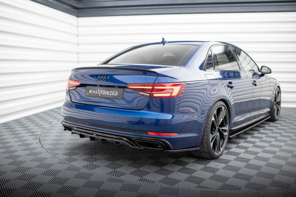 Zijdiffusers Audi A4 Competition B9 FL Maxton Glans Zwart