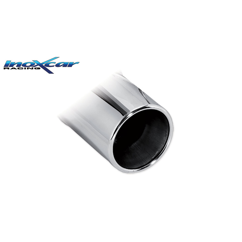 100% RVS Sportuitlaat  Mini One R56 1.4 (75-95pk) 2007- (Ø42) 1x102mm