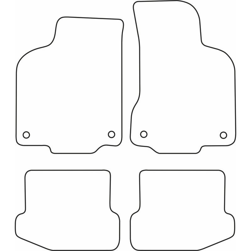 Automatten Velours  Volkswagen Polo 6N2 1999-2001