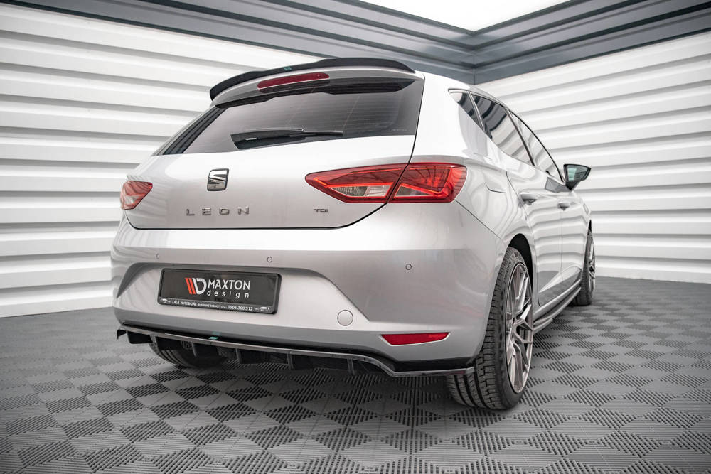 Splitter achter Seat Leon Hatch Mk3 Maxton