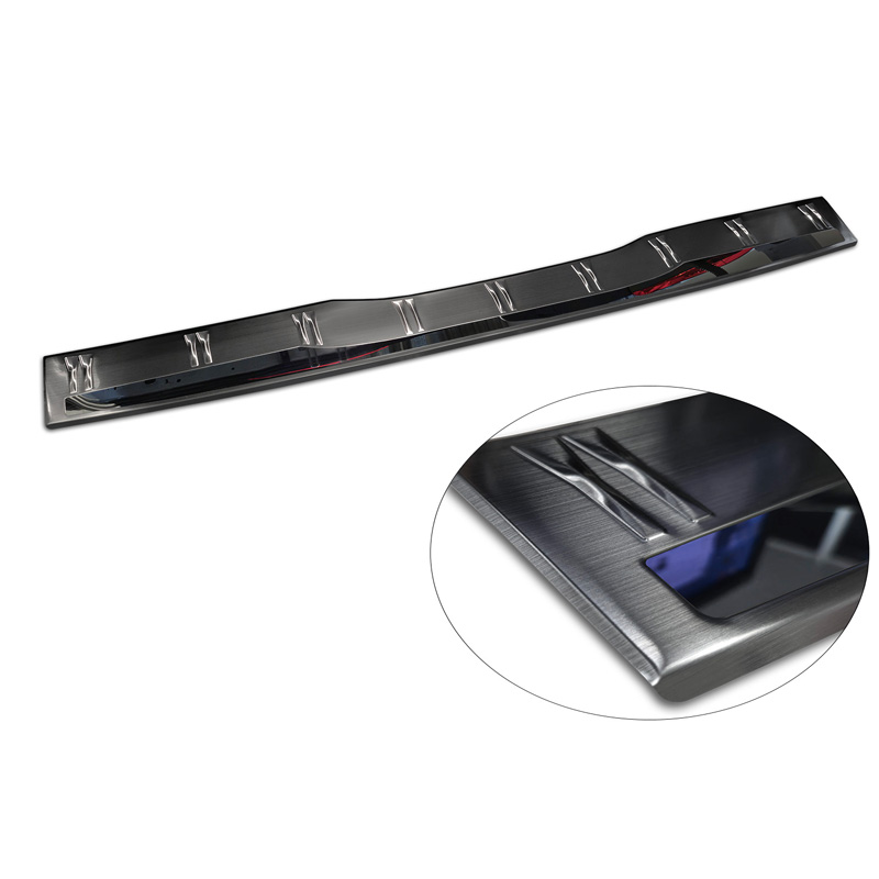 Avisa Zwart RVS Achterbumperprotector  Mercedes Vito III & V-Klasse (W447) 2014- 'Shadow Premium'