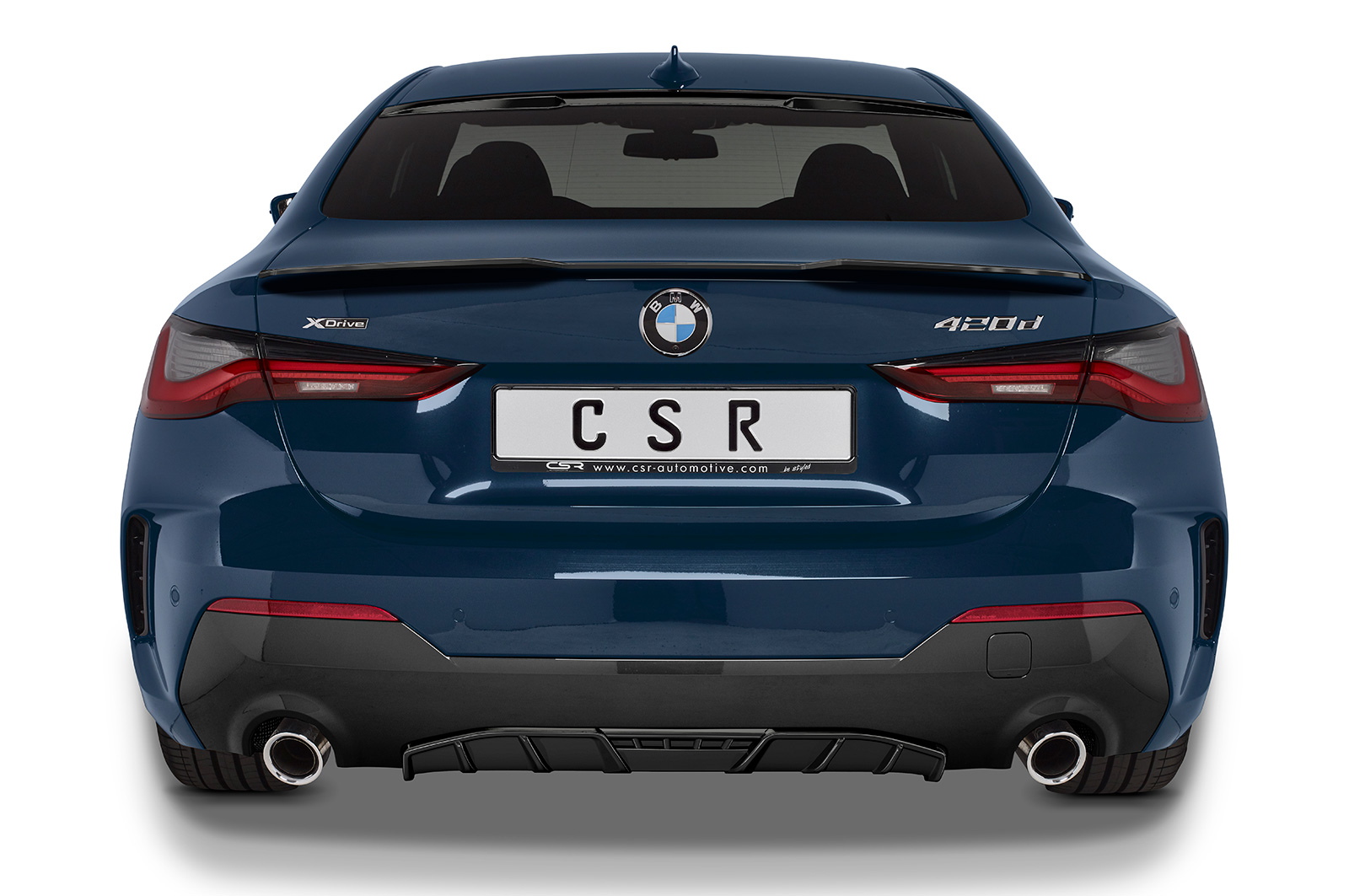 Spoiler BMW 4er G22 Coupe CSR glans Zwart