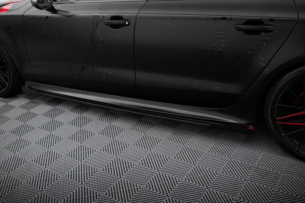 Zijskirts met Canards Audi A7 C7 S-Line Maxton Street Pro