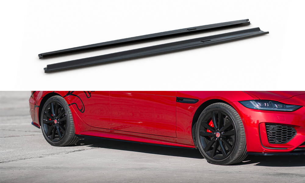 Zijskirts Jaguar XE R-Dynamic X760 FL Maxton Glans Zwart