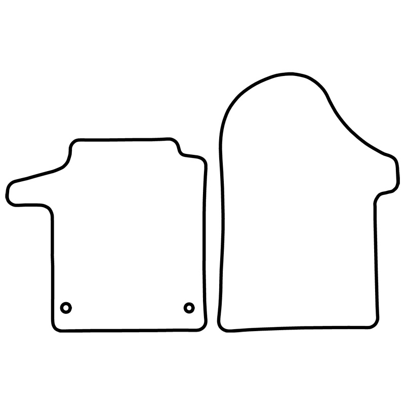 Automatten  Mercedes Vito W640 & Viano W447 2014- (alleen voor)