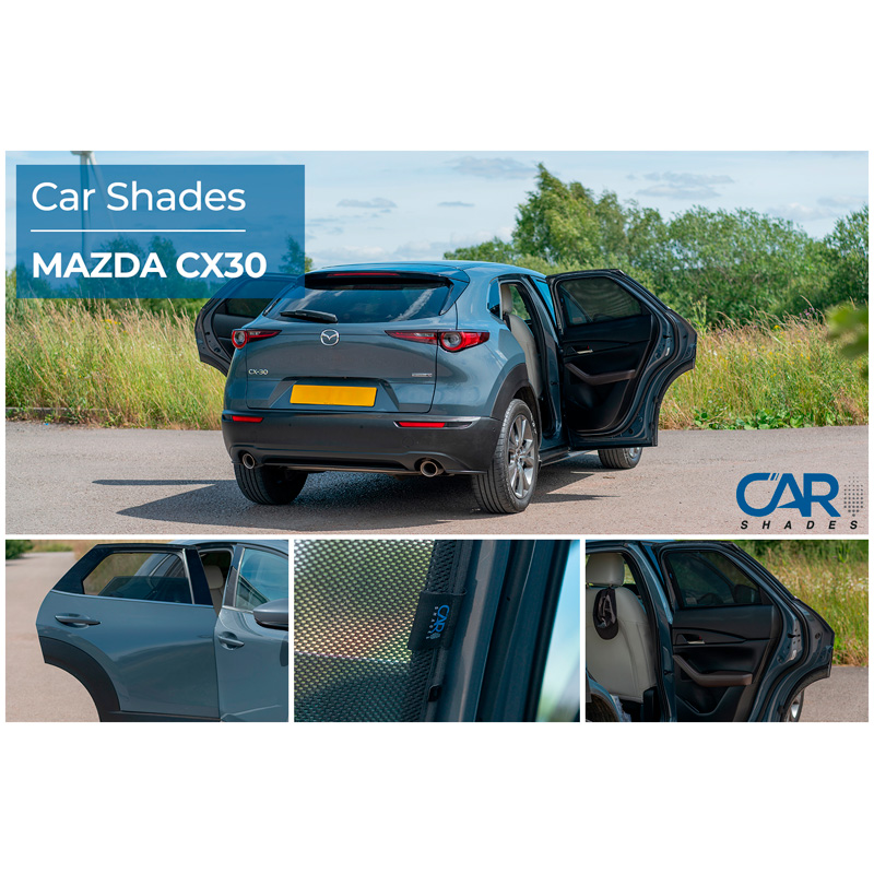 Set Car Shades (achterportieren)  Mazda CX-30 5 deurs 2020- (2-delig)