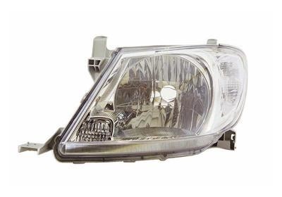 koplamp, H4, elektr verstelb, rechts, 10/2008-Toyota Hi-lux, 200