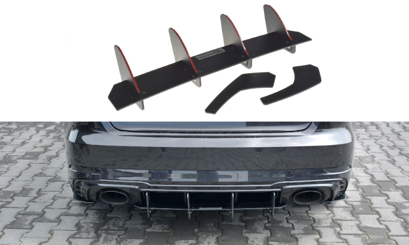 Achterkant Diffuser V.1 Audi RS3 8V FL Sportback