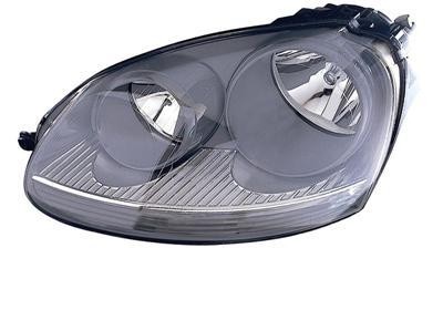 koplamp, H7+H7, elektr verstelb, grijs huis, rechts VW Golf 5, 2